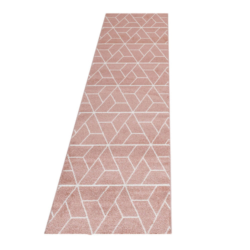 Passatoia Efor 3715 Geometric Rosa & AYYTPCH-EFOR3715ROSE-TRAVERSA