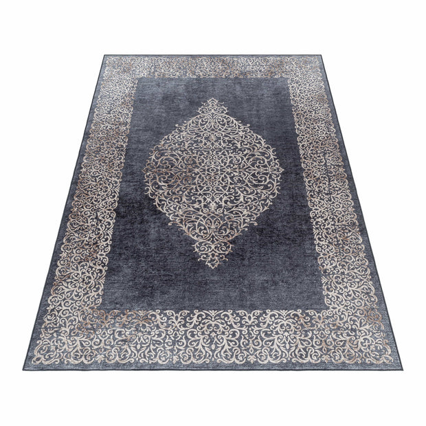 Passatoia Fiesta 4303 Baroque Design Nero (2)