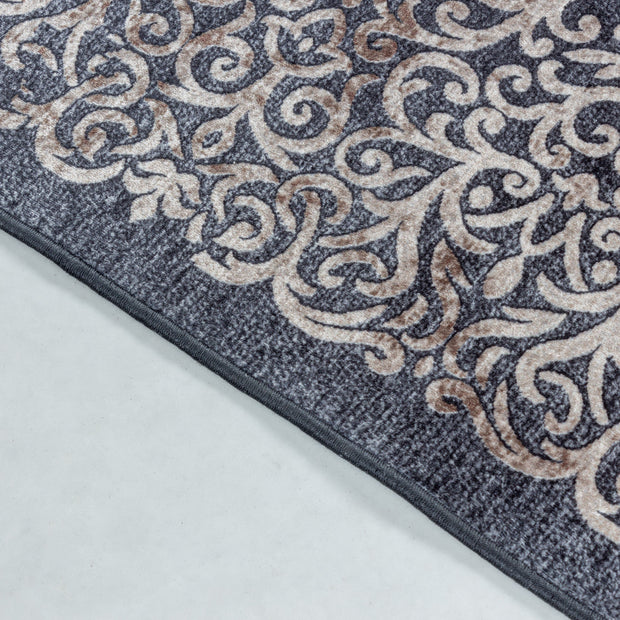 Passatoia Fiesta 4303 Baroque Design Nero (3)