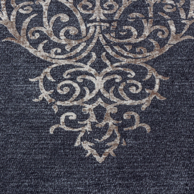 Passatoia Fiesta 4303 Baroque Design Nero (5)