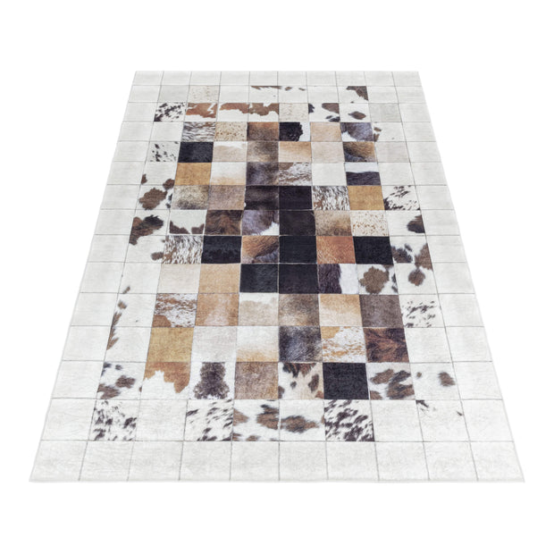 Passatoia Fiesta 4306 Patchwork Bianco (2)