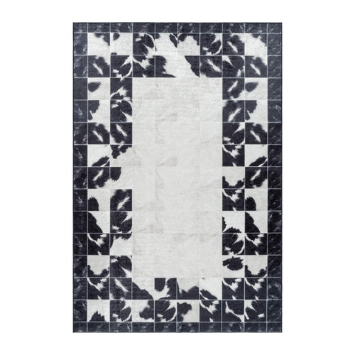 Passatoia Fiesta 4307 Patchwork Nero & AYYTPCH-FIESTA4307BLACK-TRAVERSA