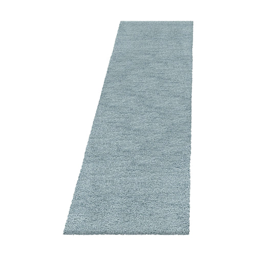 Passatoia Fluffy 3500 Unicolor Blu & AYYTPCH-FLUFFY3500BLUE-TRAVERSA