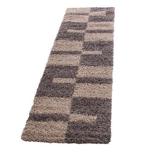 Passatoia Gala 2505 Checkered Cappuccino & AYYTPCH-GALA2505TAUPE-TRAVERSA