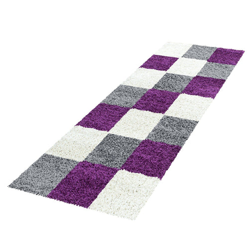 Passatoia Life 1501 Checkered Violetto & AYYTPCH-LIFE1501LILA-TRAVERSA