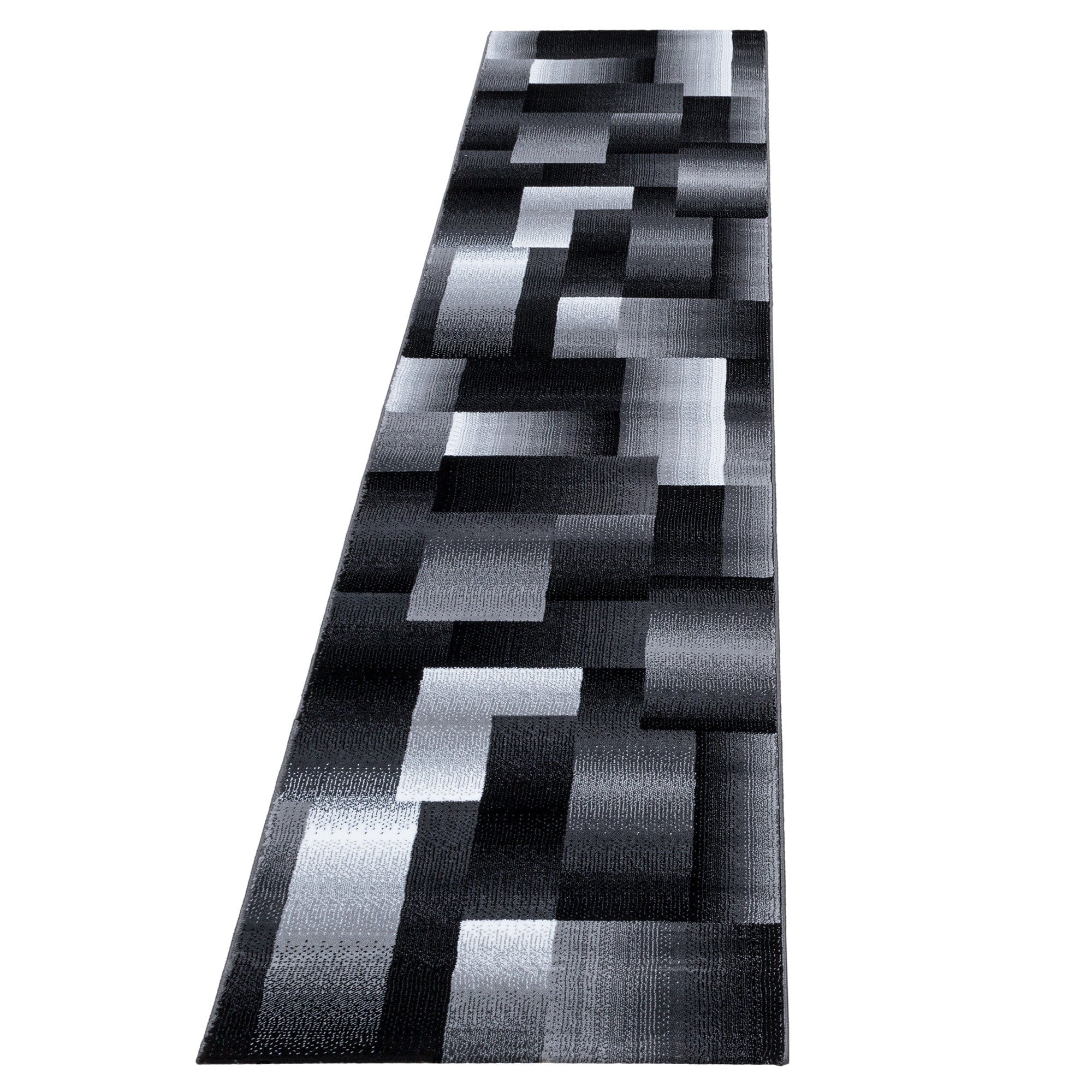 Passatoia Miami 6560 Abstract Checkered Nero & AYYTPCH-MIAMI6560BLACK-TRAVERSA