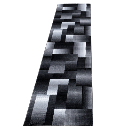Passatoia Miami 6560 Abstract Checkered Nero & AYYTPCH-MIAMI6560BLACK-TRAVERSA