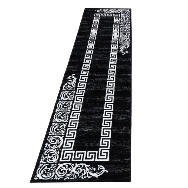 Passatoia Miami 6620 Meander Nero & AYYTPCH-MIAMI6620BLACK-TRAVERSA