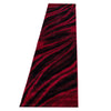 Passatoia Miami 6630 Abstract Waves Rosso & AYYTPCH-MIAMI6630RED-TRAVERSA