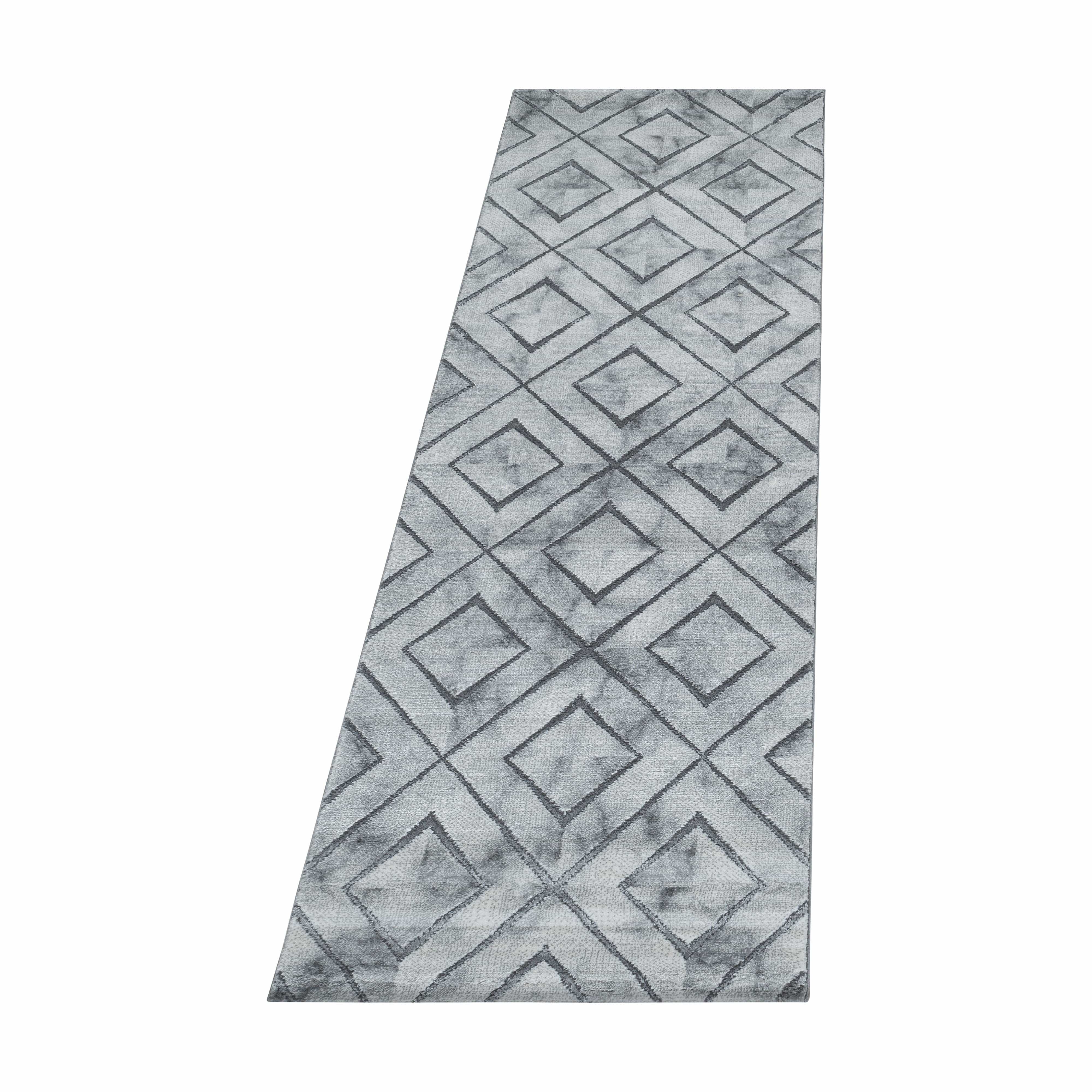 Passatoia Naxos 3811 Marmor Design Argento & AYYTPCH-NAXOS3811SILVER-TRAVERSA