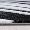 Passatoia Parma 9210 Abstract Waves Nero (1)