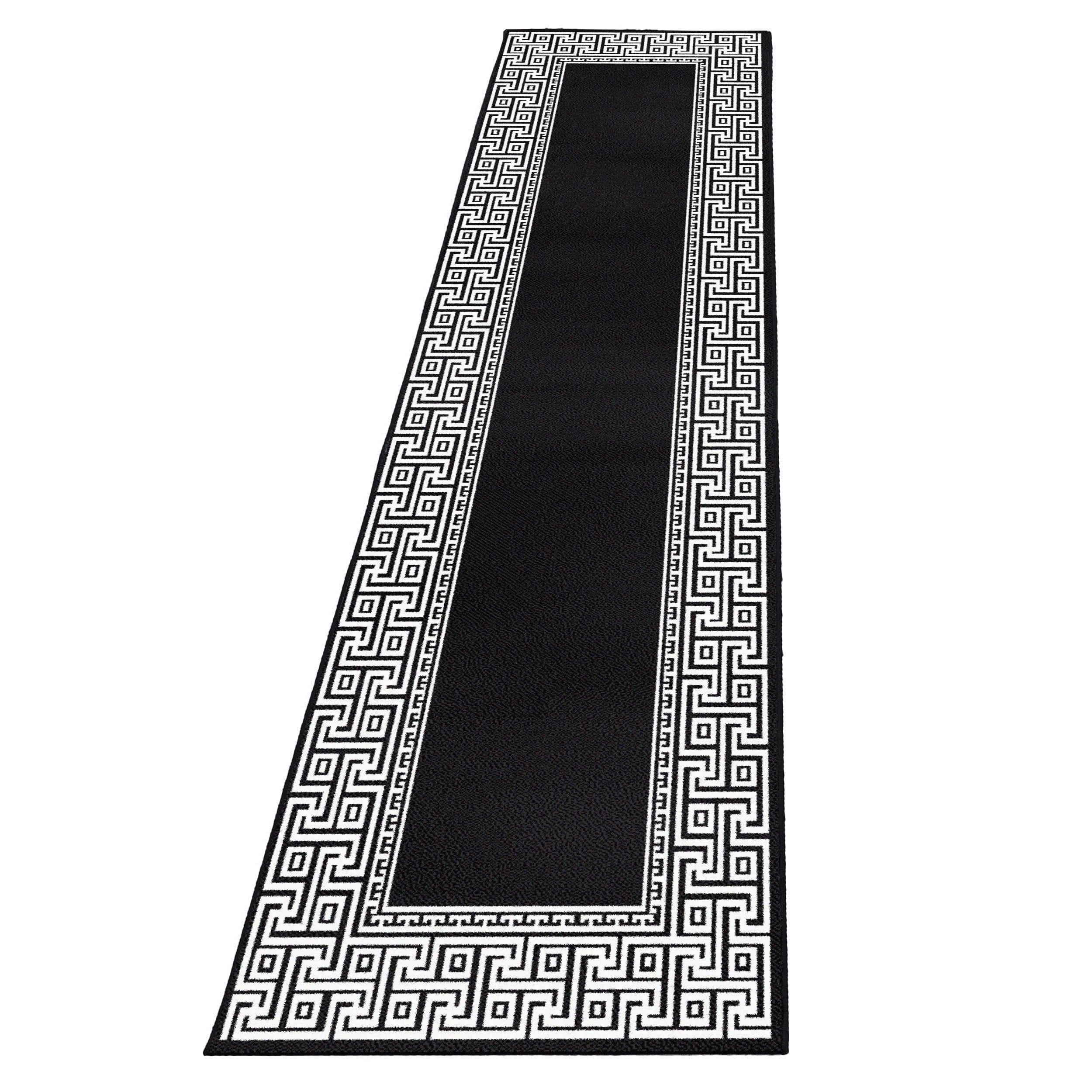 Passatoia Parma 9340 Meander Nero & AYYTPCH-PARMA9340BLACK-TRAVERSA