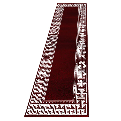 Passatoia Parma 9340 Meander Rosso & AYYTPCH-PARMA9340RED-TRAVERSA