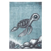 Passatoia per bambini Bambi 0860 Turtle Blu & AYYTPCH-BAMBI0860BLUE-TRAVERSA