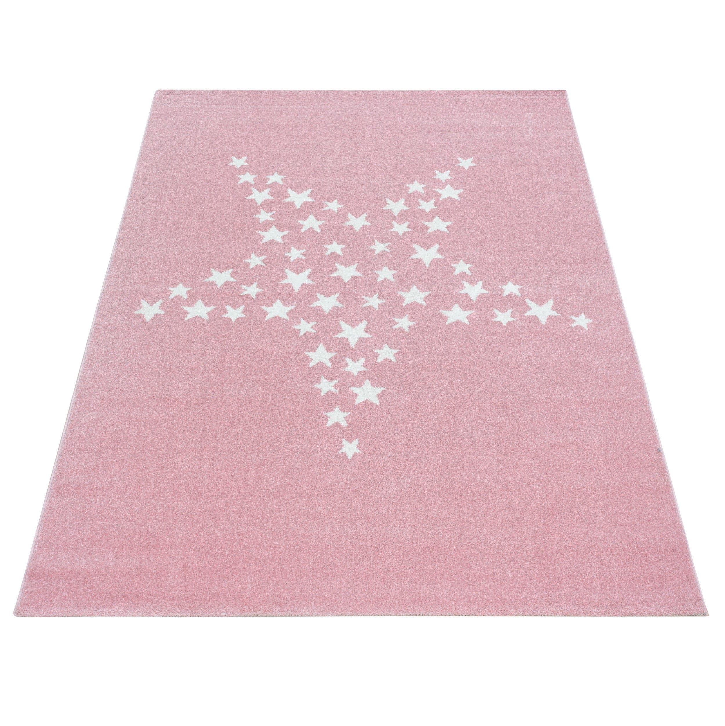 Passatoia per bambini Bambi 0870 Stars Rosa (2)