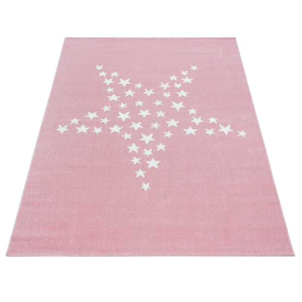 Passatoia per bambini Bambi 0870 Stars Rosa (2)