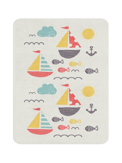 Passatoia per bambini Boats 19007 Multicolore