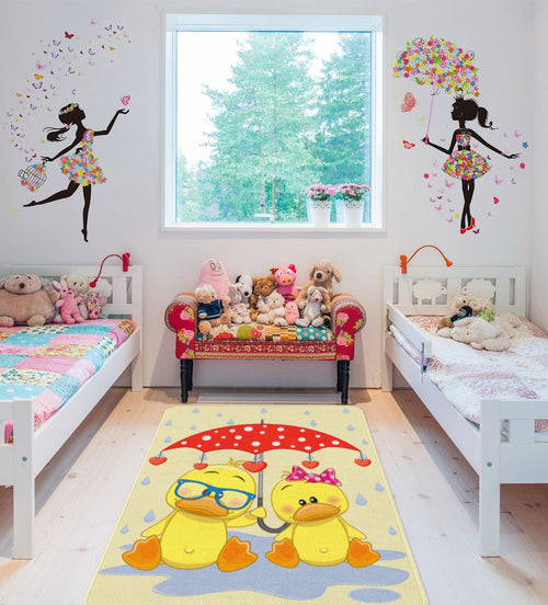 Passatoia per bambini Ducks 2016 Multicolore (1)