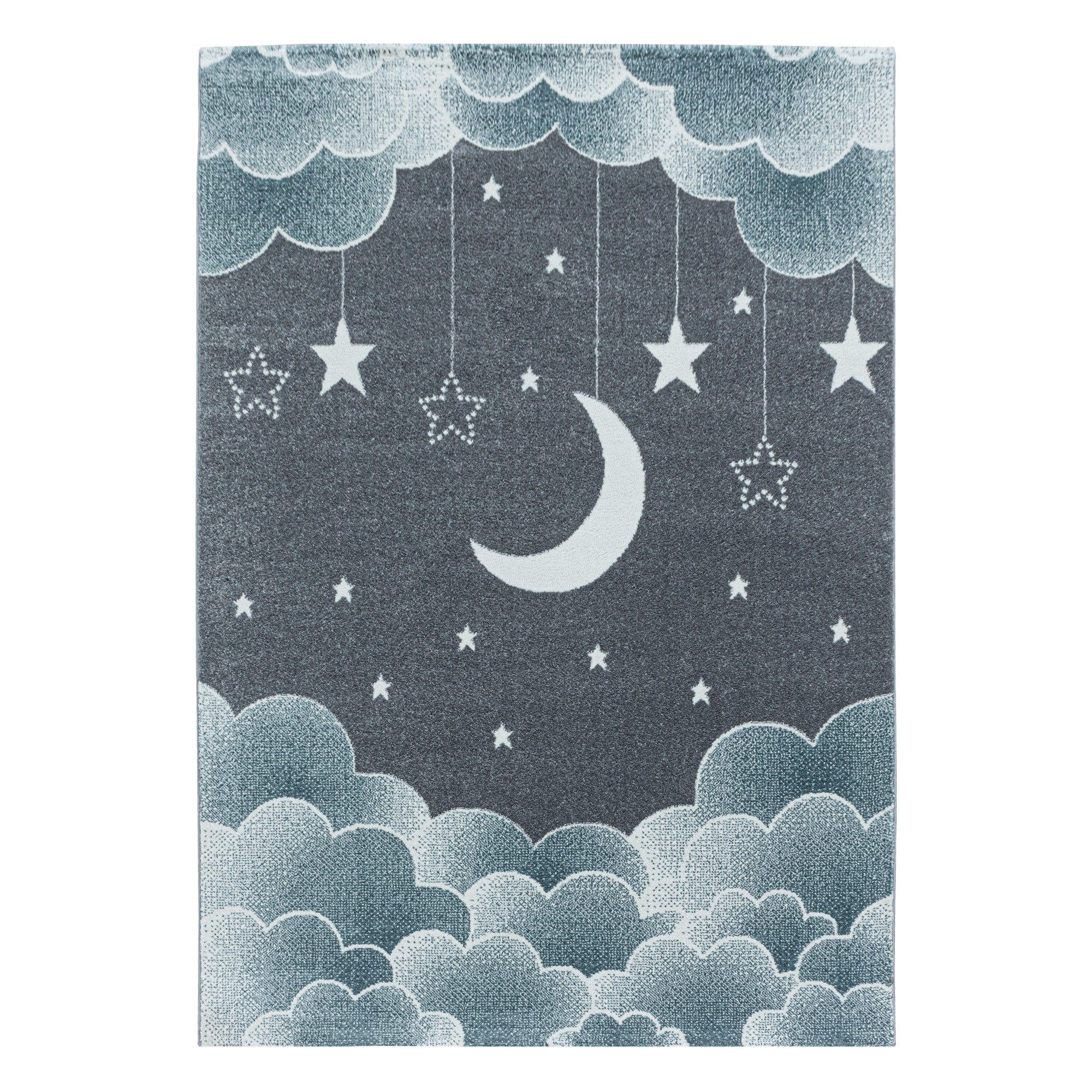 Passatoia per bambini Funny 2101 Stars Blu & AYYTPCH-FUNNY2101BLUE-TRAVERSA