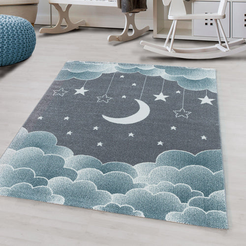 Passatoia per bambini Funny 2101 Stars Blu (1)
