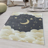 Passatoia per bambini Funny 2101 Stars Giallo (1)
