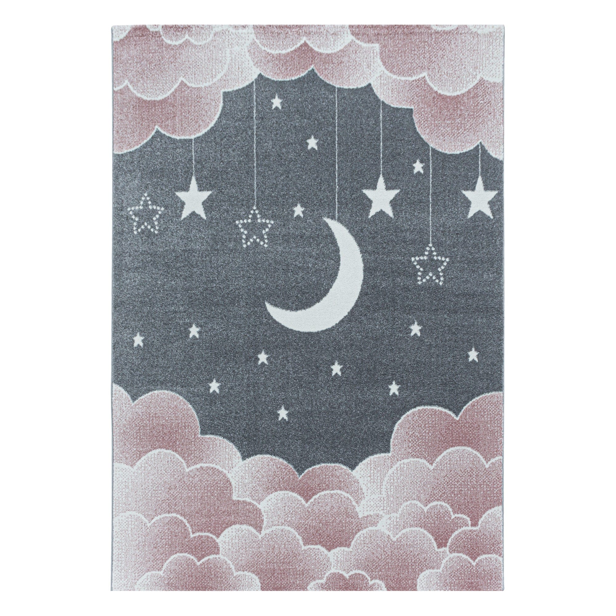 Passatoia per bambini Funny 2101 Stars Rosa & AYYTPCH-FUNNY2101PINK-TRAVERSA