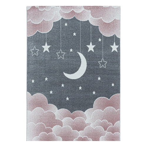 Passatoia per bambini Funny 2101 Stars Rosa & AYYTPCH-FUNNY2101PINK-TRAVERSA