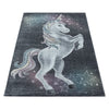 Passatoia per bambini Funny 2102 Unicorn Grigio (2)