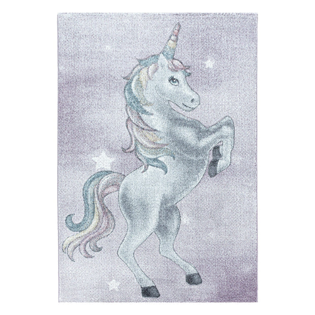 Passatoia per bambini Funny 2102 Unicorn Violetto & AYYTPCH-FUNNY2102VIOLET-TRAVERSA