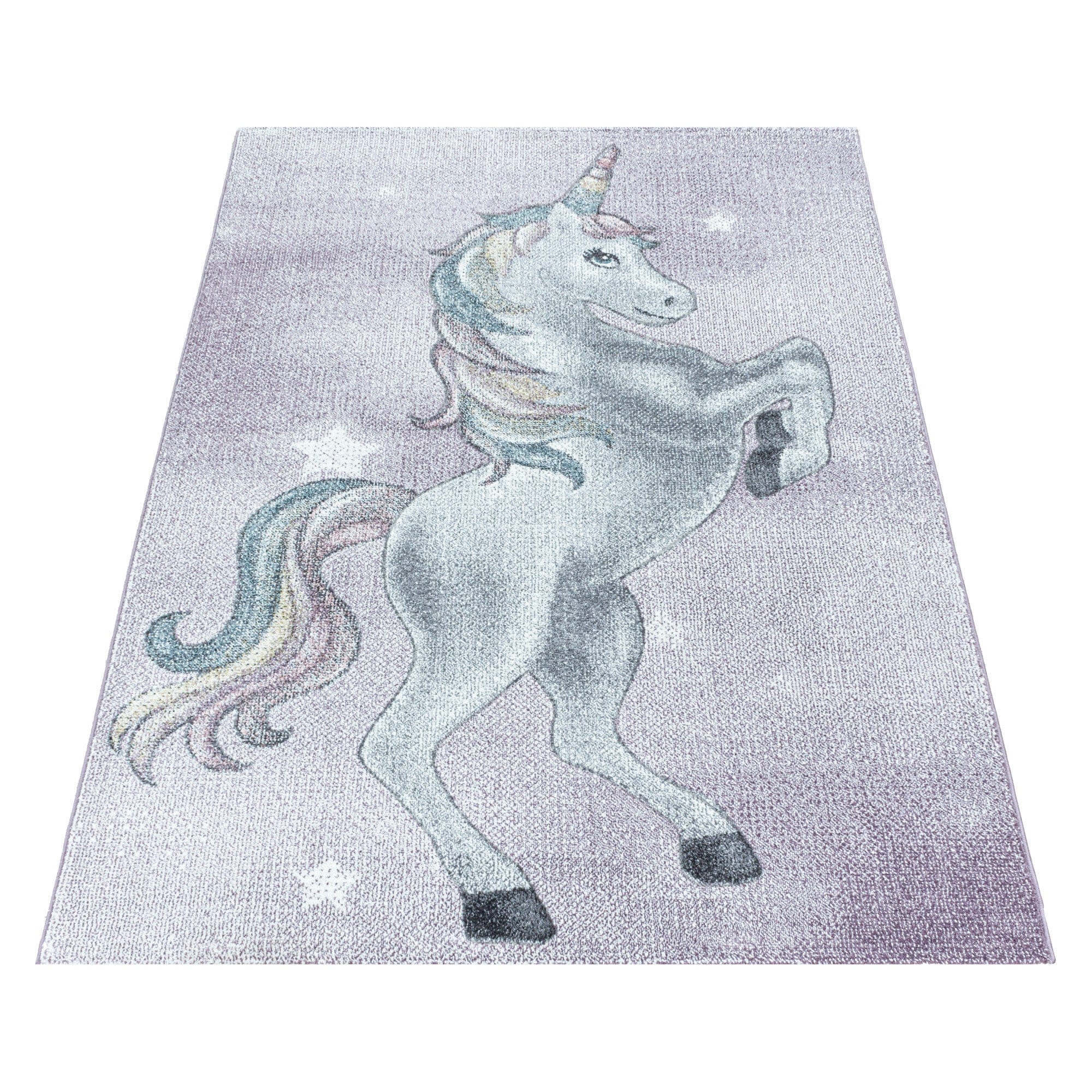 Passatoia per bambini Funny 2102 Unicorn Violetto (2)