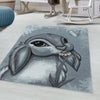 Passatoia per bambini Funny 2103 Sweet Bunny Blu (1)