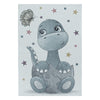 Passatoia per bambini Funny 2106 Dinosaur Blu & AYYTPCH-FUNNY2106BLUE-TRAVERSA