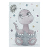 Passatoia per bambini Funny 2106 Dinosaur Rosa & AYYTPCH-FUNNY2106PINK-TRAVERSA