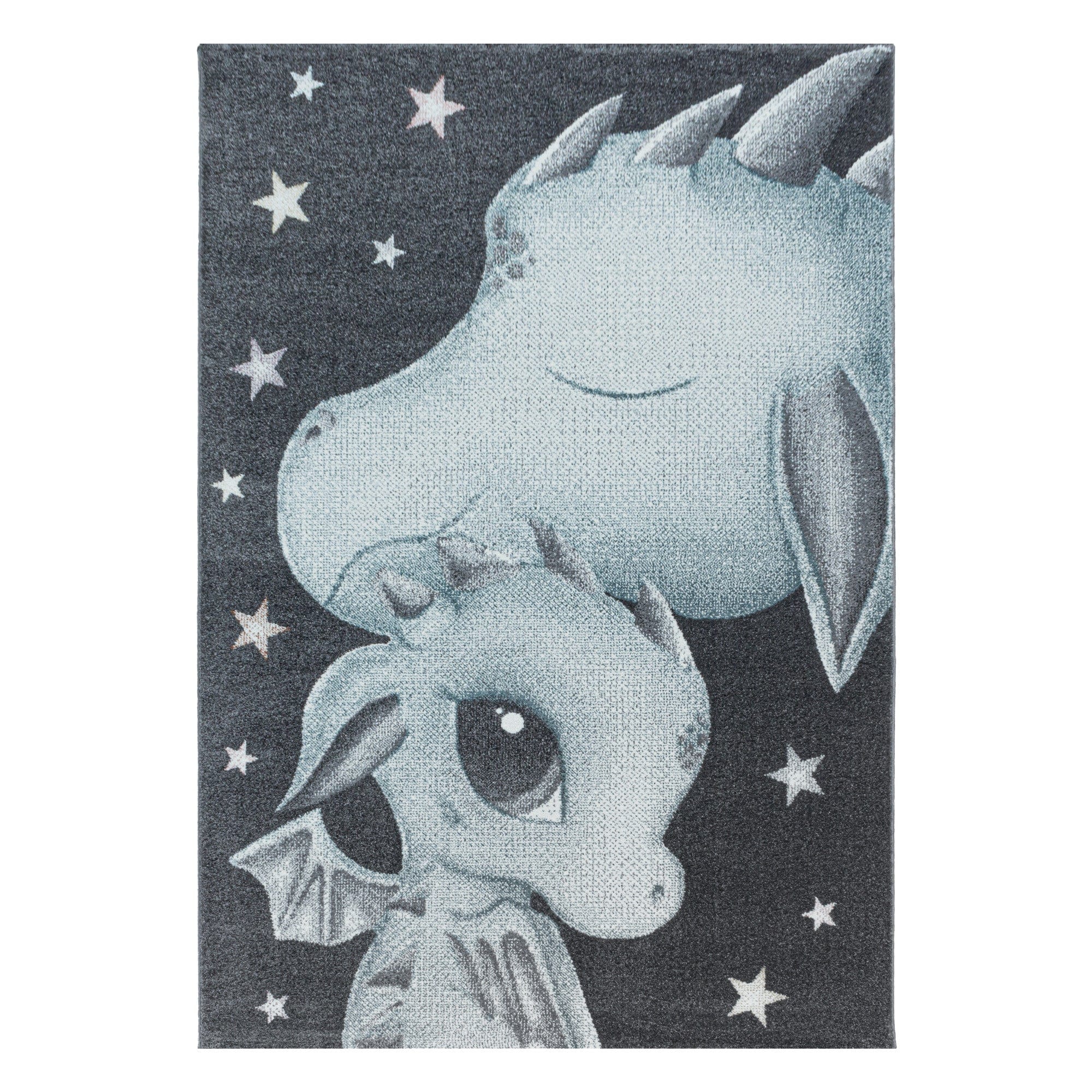 Passatoia per bambini Funny 2107 Dragon Blu & AYYTPCH-FUNNY2107BLUE-TRAVERSA