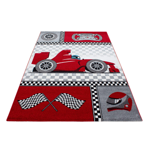 Passatoia per bambini Kids 0460 Racetrack Rosso (2)