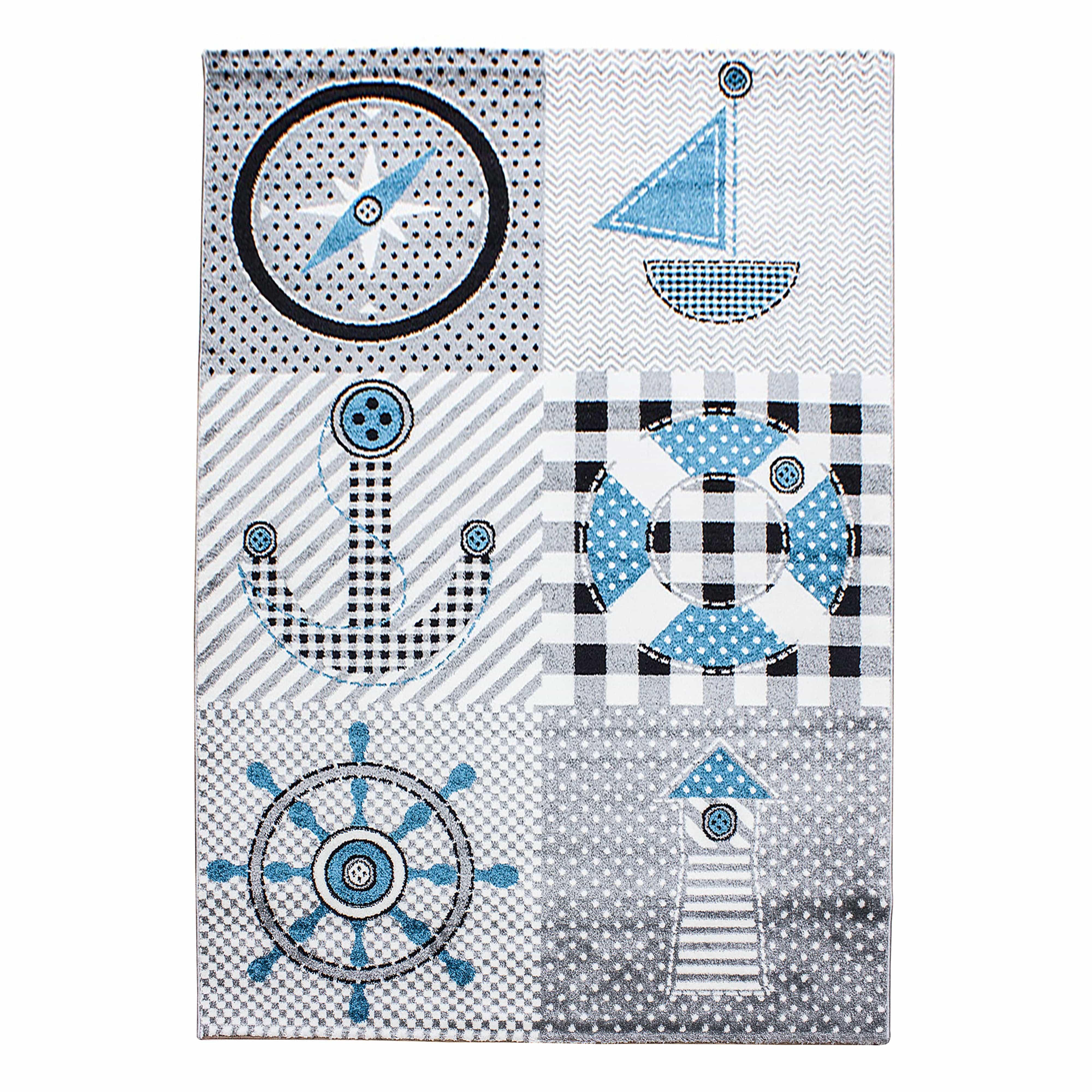 Passatoia per bambini Kids 0510 Pirate Grigio & AYYTPCH-KIDS0510GREY-TRAVERSA