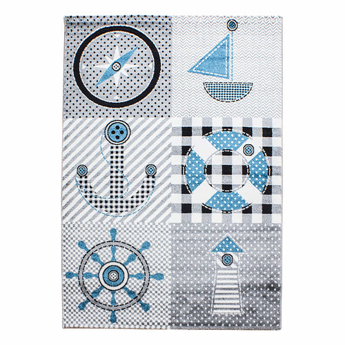 Passatoia per bambini Kids 0510 Pirate Grigio & AYYTPCH-KIDS0510GREY-TRAVERSA