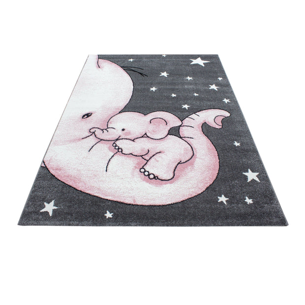 Passatoia per bambini Kids 0560 Elephant Rosa (2)