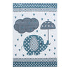 Passatoia per bambini Kids 0570 Elephant Blu & AYYTPCH-KIDS0570BLUE-TRAVERSA