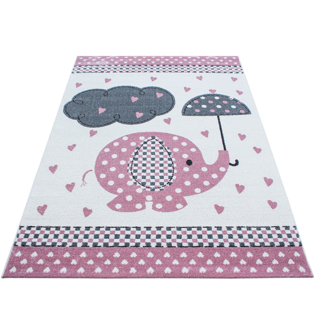Passatoia per bambini Kids 0570 Elephant Rosa (2)