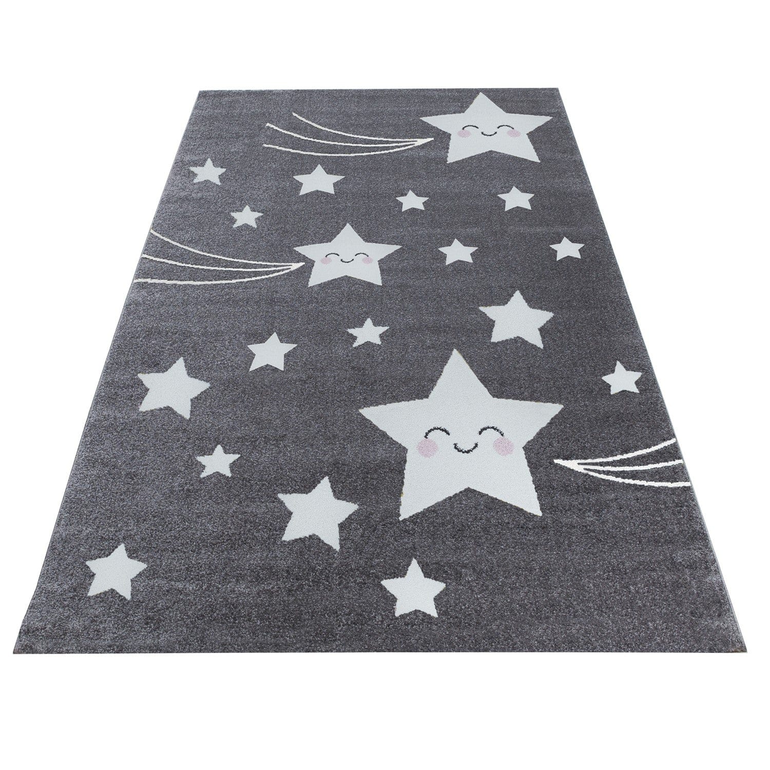 Passatoia per bambini Kids 0610 Stars Grigio (2)