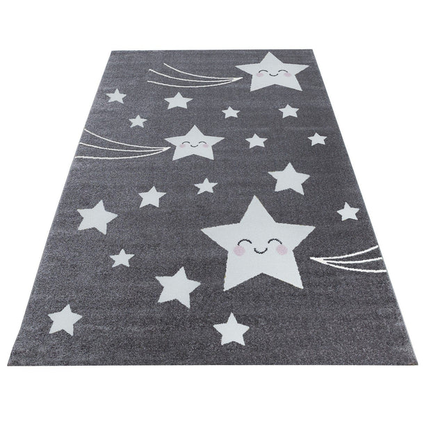 Passatoia per bambini Kids 0610 Stars Grigio (2)