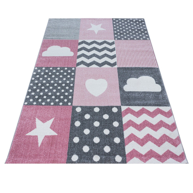 Passatoia per bambini Kids 0620 Heart Rosa (2)
