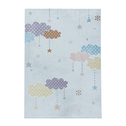 Passatoia per bambini Lucky 3611 Stars Bianco & AYYTPCH-LUCKY3611WHITE-TRAVERSA