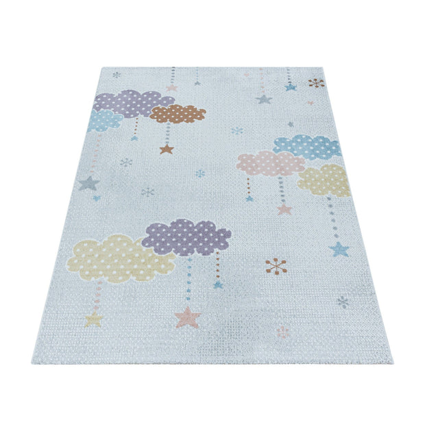 Passatoia per bambini Lucky 3611 Stars Bianco (2)