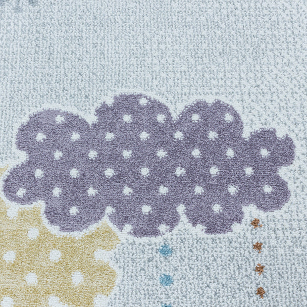Passatoia per bambini Lucky 3611 Stars Bianco (4)