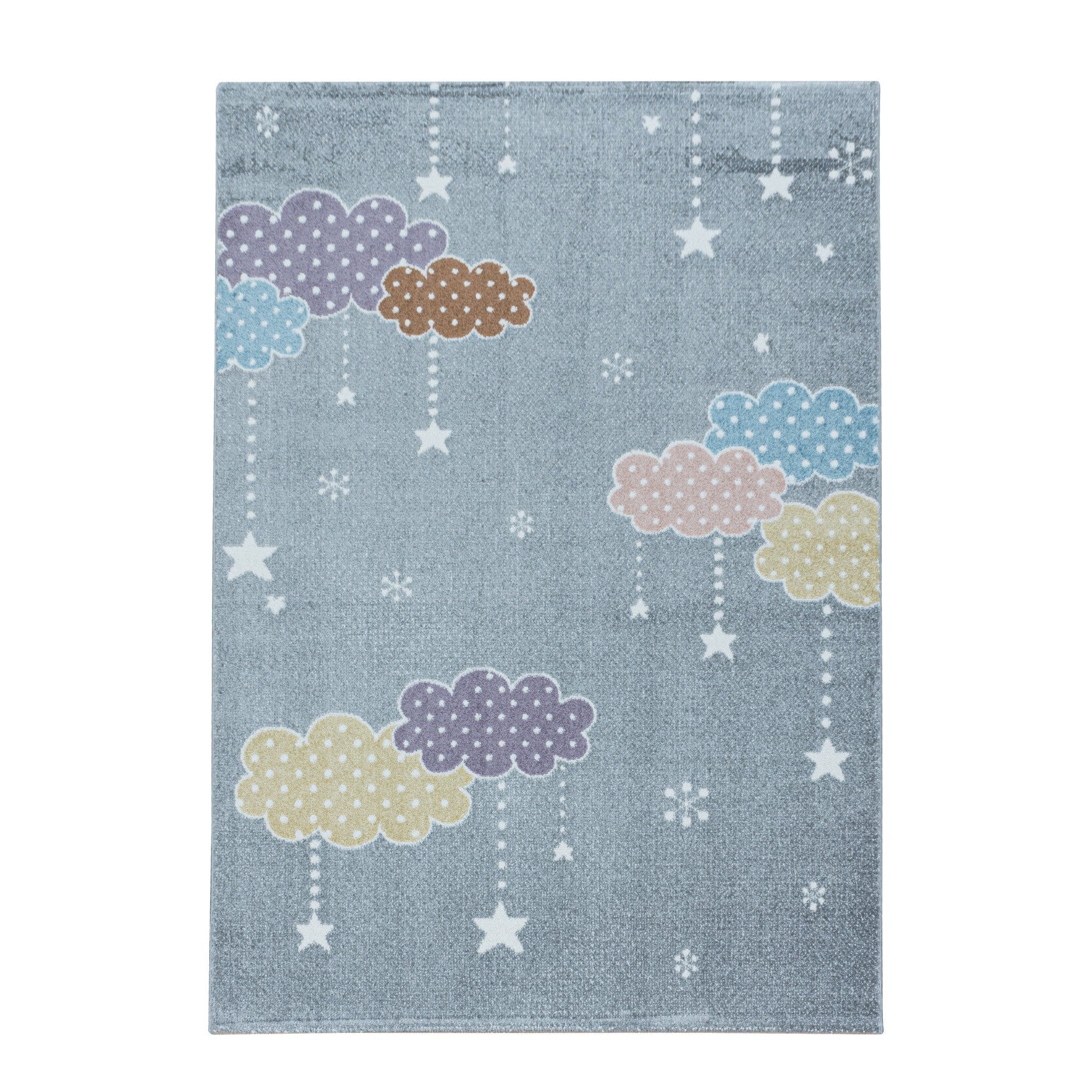 Passatoia per bambini Lucky 3611 Stars Grigio & AYYTPCH-LUCKY3611GREY-TRAVERSA