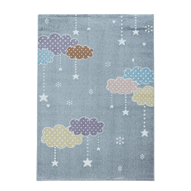 Passatoia per bambini Lucky 3611 Stars Grigio & AYYTPCH-LUCKY3611GREY-TRAVERSA