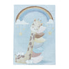 Passatoia per bambini Lucky 3612 Giraffe Blu & AYYTPCH-LUCKY3612BLUE-TRAVERSA