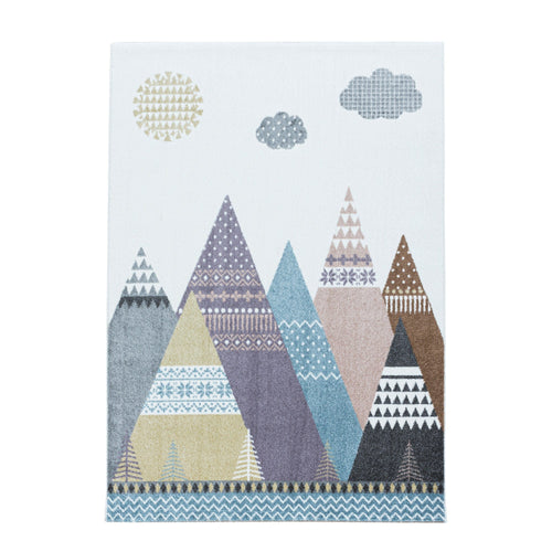 Passatoia per bambini Lucky 3614 Mountains multicolore & AYYTPCH-LUCKY3614MULTI-TRAVERSA